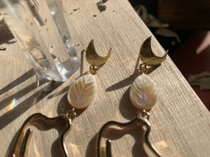Pearl Waistbeads Earrings - We Love Brass