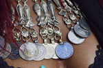 Cargar imagen en el visor de la galería, Peixe - Vintage Afghan Metalwork Beaded Choker - We Love Brass
