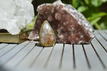 Load image into Gallery viewer, Plume Agate Crystal Ring - We Love Brass
