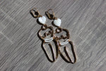Load image into Gallery viewer, Pretty Pearls Waist Beads Earrings - We Love Brass
