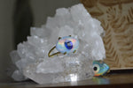 Cargar imagen en el visor de la galería, Quartz and White Aura Opal Evil Eye Brass Ring - We Love Brass

