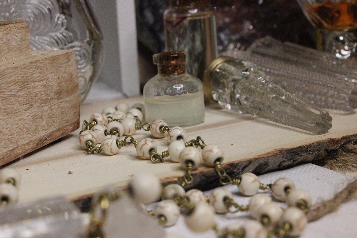 Quartz Crystal Point Potion Bottle Kit - We Love Brass