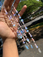 Load image into Gallery viewer, Quartz Opalite Ear Cuff - We Love Brass
