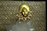 Load image into Gallery viewer, Queen of the Summer Isles - Brass Cameo Ring - We Love Brass
