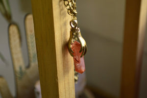 Reiki Hands - Agate Crystal Choker - We Love Brass