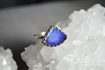 Load image into Gallery viewer, Rustic - AAA Boulder Opal Sterling Silver Ring - We Love Brass
