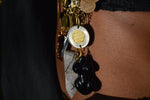 Cargar imagen en el visor de la galería, Rutilated Quartz Signature Brass Pendulum Necklace - We Love Brass

