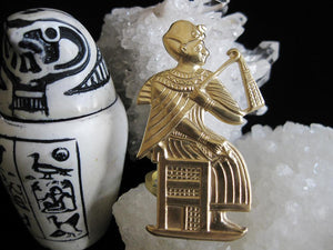 Sittin' on High Pharaoh Ring - Golden Treasure Box