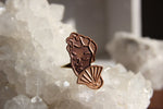 Cargar imagen en el visor de la galería, So Hot in Here Copper Cameo Vintage Brass Ring - We Love Brass
