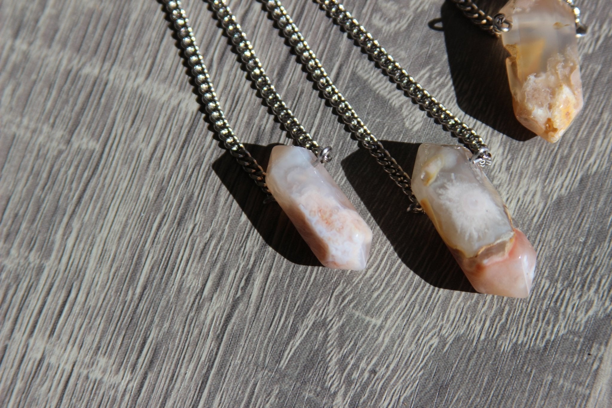 Solitaire Blossom Silver Necklaces - We Love Brass