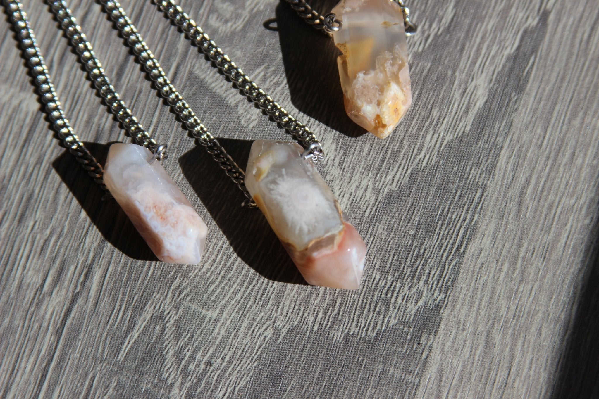 Solitaire Blossom Silver Necklaces - We Love Brass