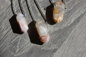 Solitaire Blossom Silver Necklaces - We Love Brass