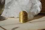 Cargar imagen en el visor de la galería, Southwestern Inspired Brass Cuff Ring - We Love Brass
