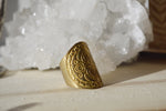 Cargar imagen en el visor de la galería, Southwestern Inspired Brass Cuff Ring - We Love Brass
