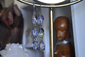 Stainless Steel Crystal Nuggie Earrings - We Love Brass