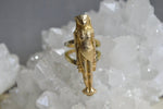Load image into Gallery viewer, Statuesque Vintage Egyptian Revival Ring - We Love Brass
