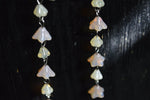 Load image into Gallery viewer, Sun Rays Tulip Opalite Earrings - We Love Brass
