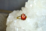 Load image into Gallery viewer, Sun Sparkles - Sandstone Brass Rings - We Love Brass
