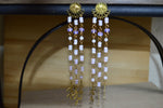 Cargar imagen en el visor de la galería, Sunset Syndrome Pink Opalite Earrings - We Love Brass

