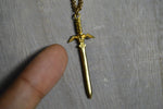 Load image into Gallery viewer, Sword Necklace - CLEARANCE - We Love Brass
