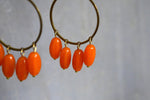 Load image into Gallery viewer, Tangerina German Opalite Earrings - We Love Brass
