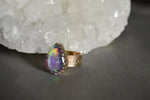 Cargar imagen en el visor de la galería, Teardop Opal Ring - We Love Brass
