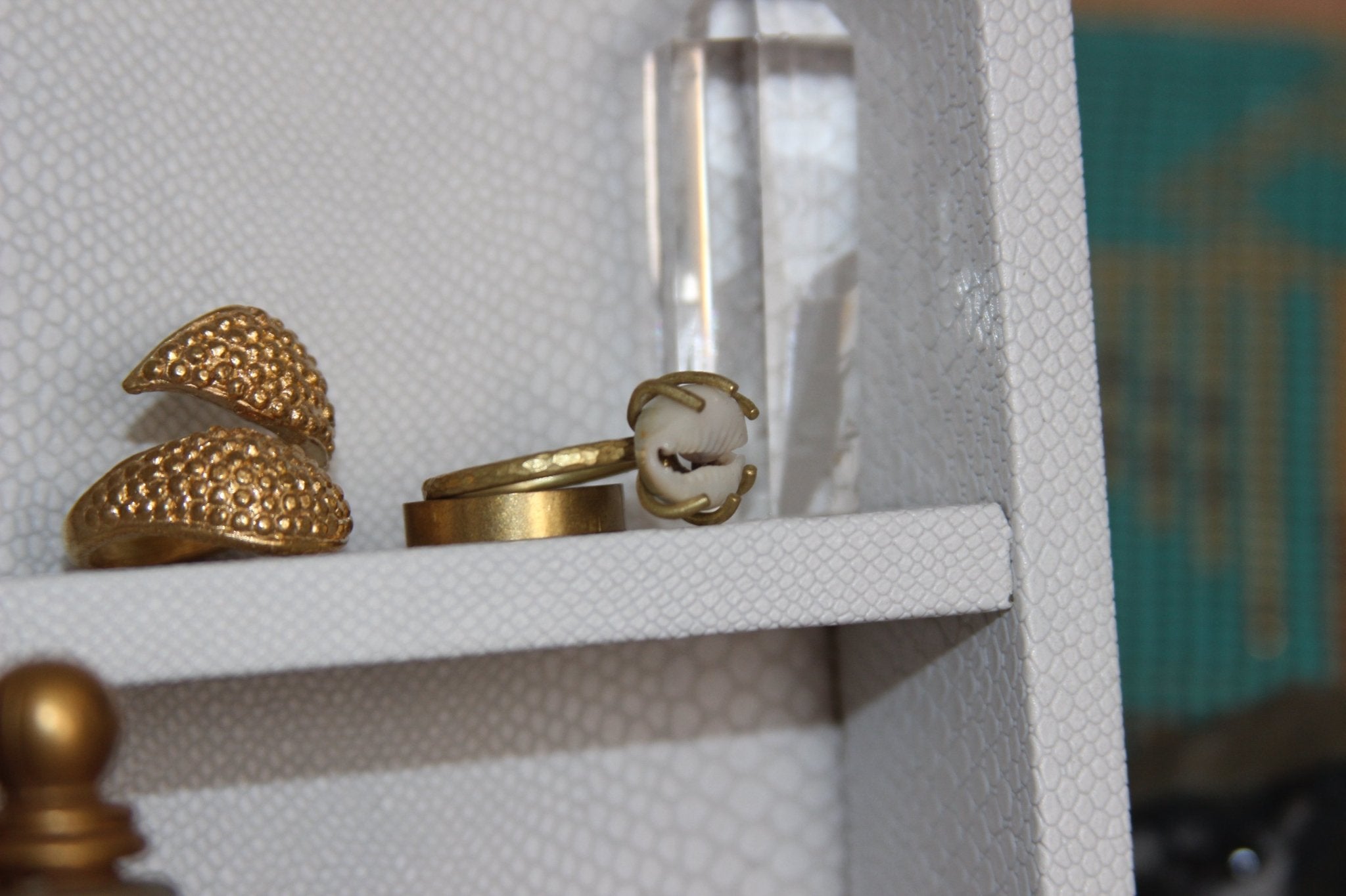 Tentacles Brass Cowrie Ring Set - We Love Brass