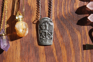 The Ancient Hieroglyphs Necklace - We Love Brass