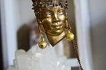 Load image into Gallery viewer, The Baiana - Brass Cameo Necklace - We Love Brass
