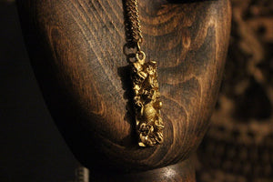 The Catacombs Momento Mori Pendant - Golden Treasure Box