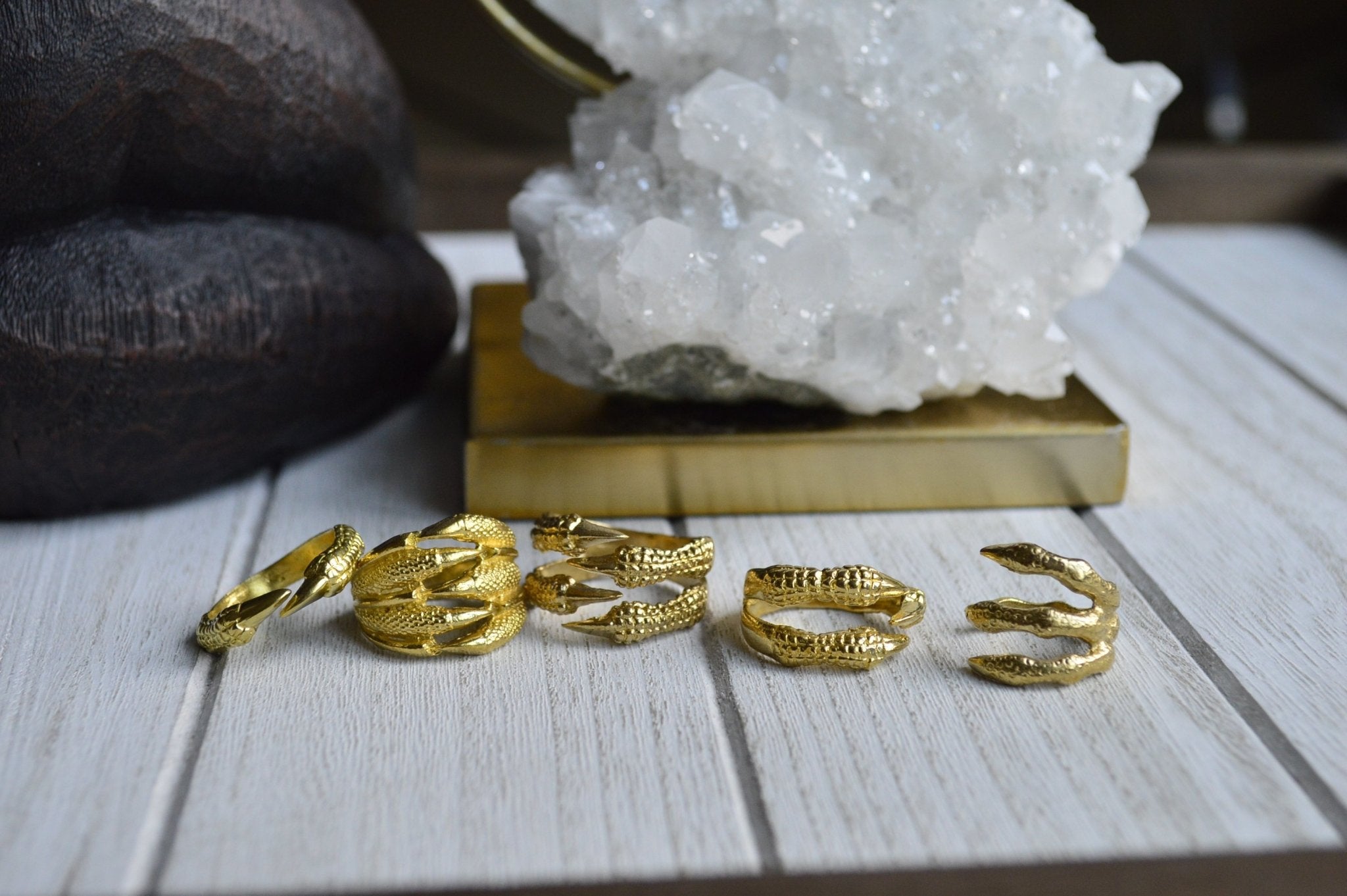 Brass Ring Clutch – Sea & Pine