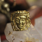 Cargar imagen en el visor de la galería, The Crone Ring - Brass - We Love Brass
