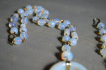 Load image into Gallery viewer, The Moon Rules - Opalite Necklace Set - We Love Brass

