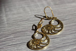 Load image into Gallery viewer, The Nautilus Brass Earrings - We Love Brass
