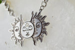 Load image into Gallery viewer, The Phase - Stainless Steel Sun and Moon Choker - We Love Brass
