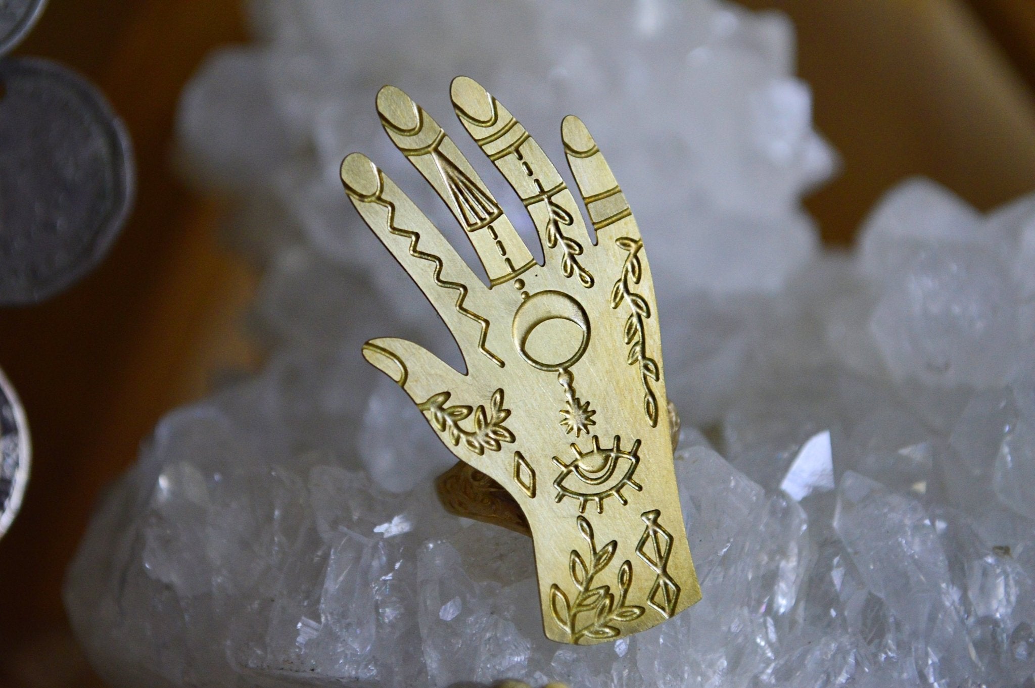 The Summoner - Brass Jewelry Ring - We Love Brass