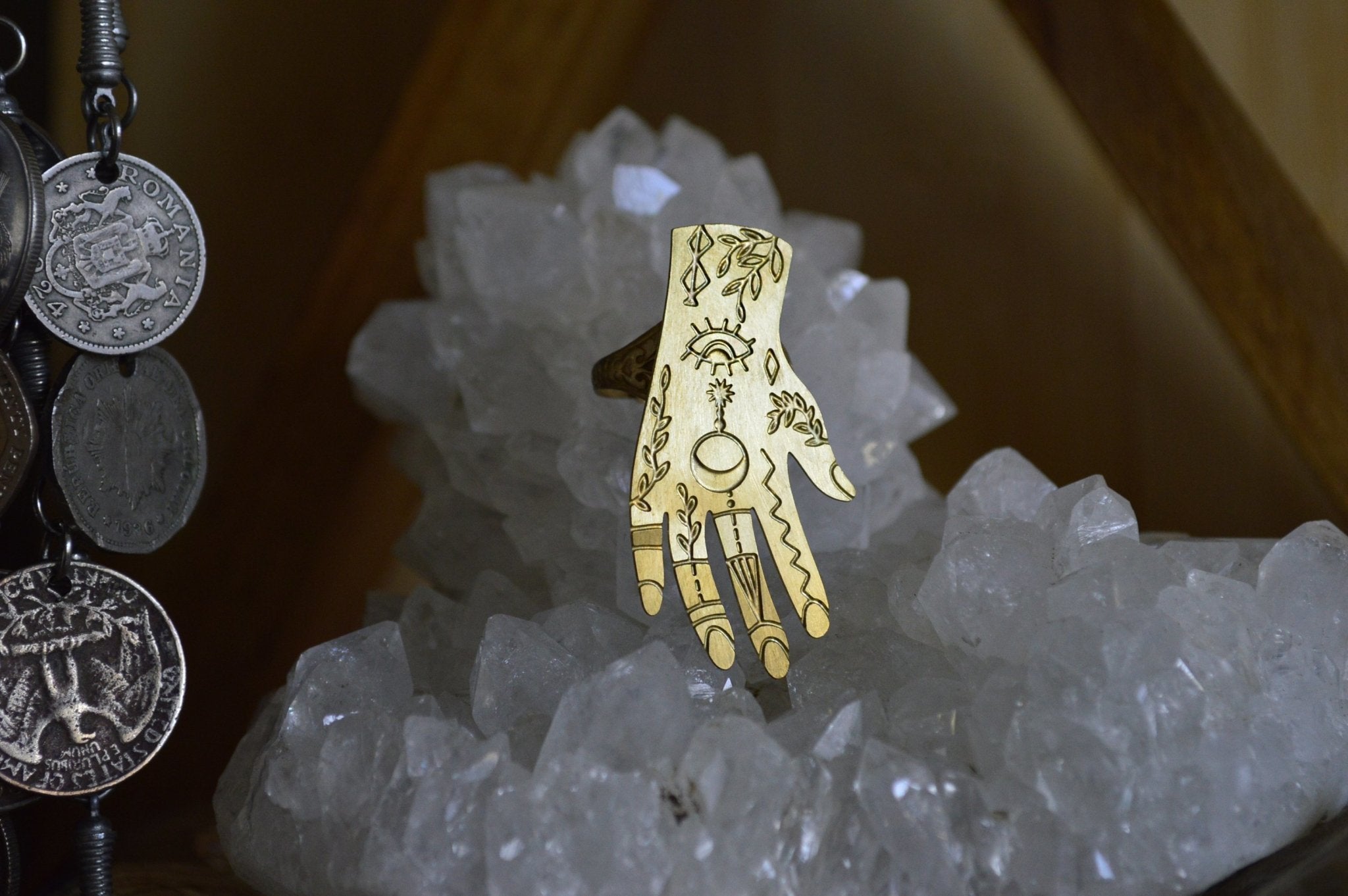 The Summoner - Brass Jewelry Ring - We Love Brass