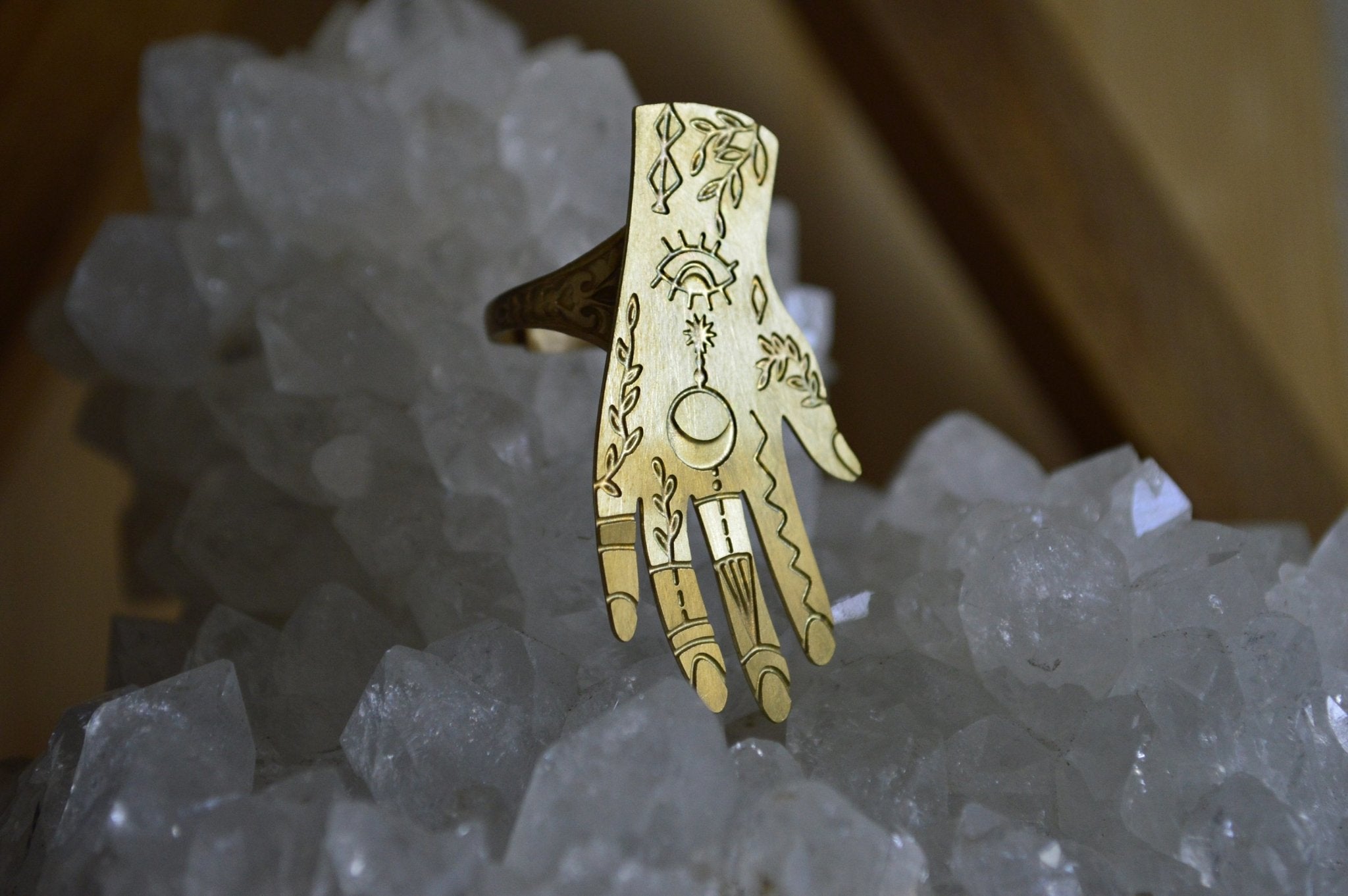 The Summoner - Brass Jewelry Ring - We Love Brass