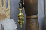 Load image into Gallery viewer, The Warrior - Black Tourmaline Crystal Necklace - We Love Brass
