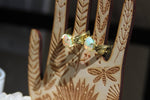 Load image into Gallery viewer, Third Eye Ethiopian Brass Opal Ring - We Love Brass
