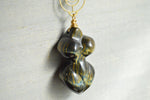 Load image into Gallery viewer, Tigre - Blue Tiger&#39;s Eye Divine Feminine Necklace - We Love Brass
