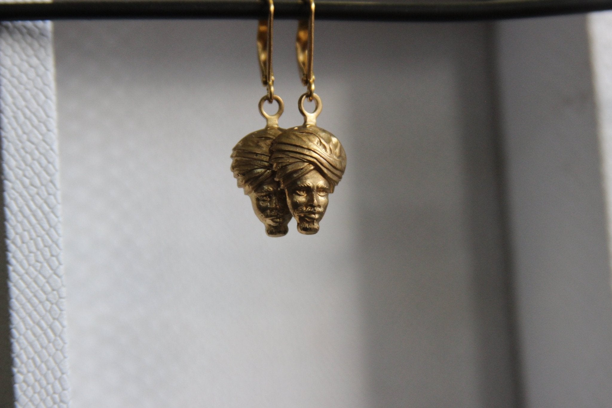 Tuareg - Vintage Brass Earrings - We Love Brass