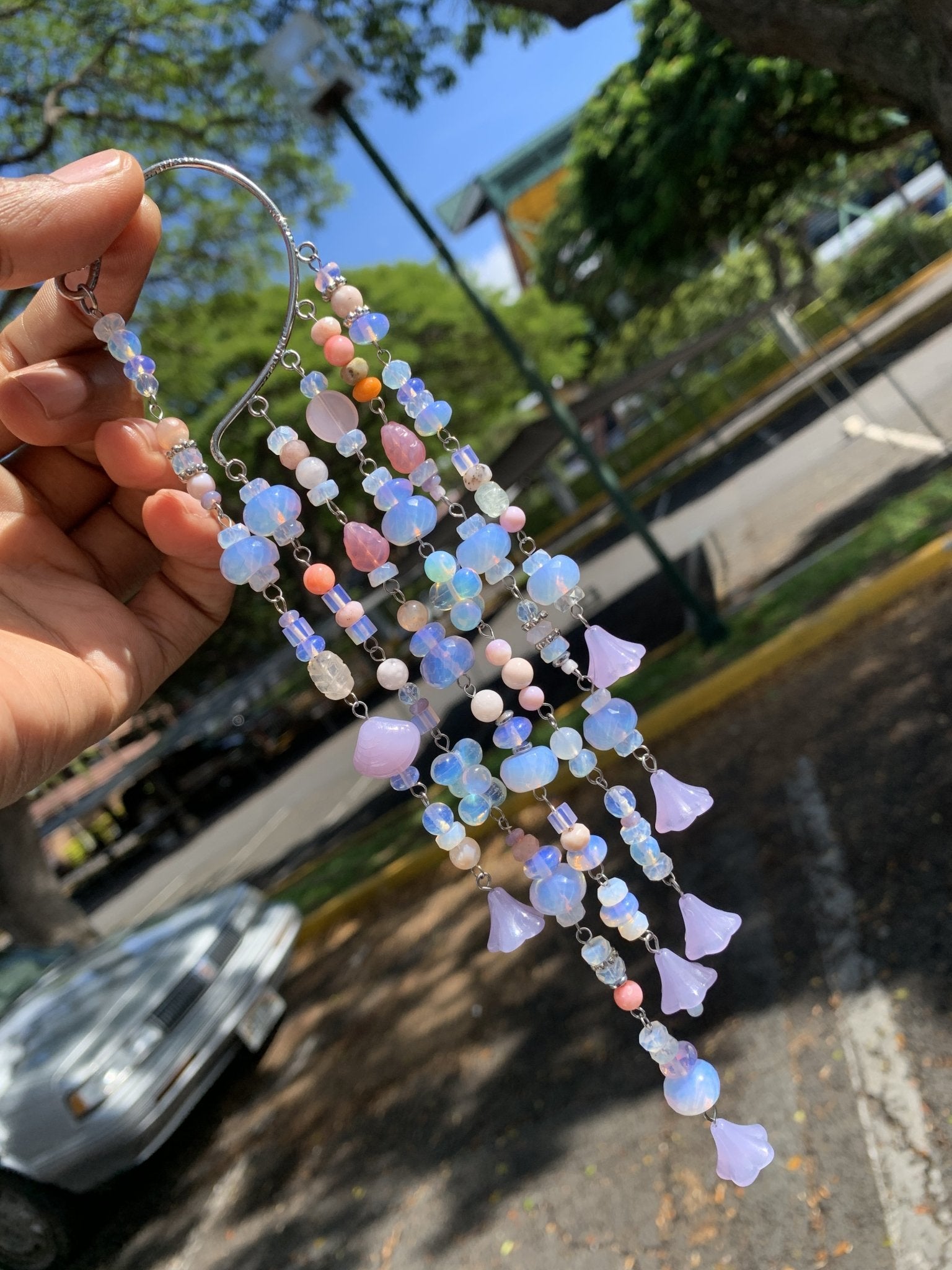 Tulip Opalite Ear Cuff - We Love Brass