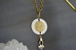 Load image into Gallery viewer, Tutankhamun Coin Hematite Necklace - We Love Brass
