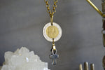 Load image into Gallery viewer, Tutankhamun Coin Hematite Necklace - We Love Brass
