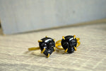 Cargar imagen en el visor de la galería, U N I - Agate Cameo Brass Ring Set - We Love Brass
