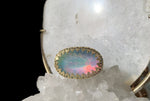 Cargar imagen en el visor de la galería, Unicorn Crystal - Opal Brass Ring - We Love Brass
