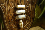 Cargar imagen en el visor de la galería, Venus and Botswana necklace - CLEARANCE - We Love Brass
