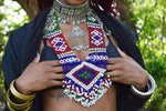 Cargar imagen en el visor de la galería, Vermelho - Afghan Beaded Jewelry Set - We Love Brass
