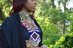 Cargar imagen en el visor de la galería, Vermelho - Afghan Beaded Jewelry Set - We Love Brass
